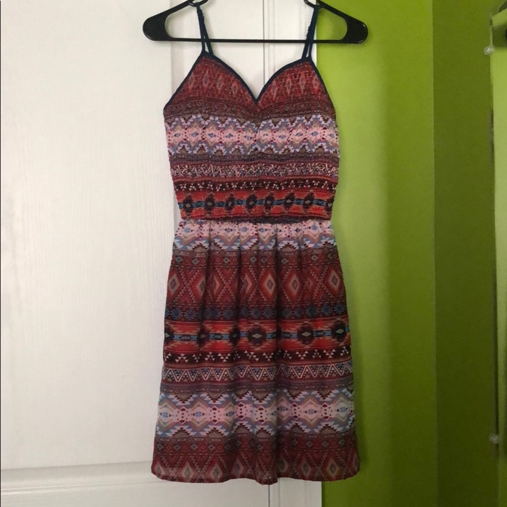 tribal print dress
